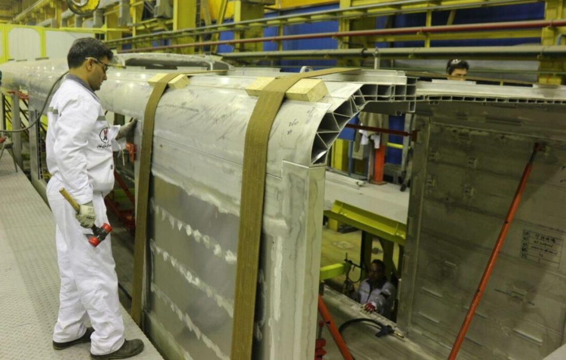 تولید ۷۰ واگن آلومینیومی برای مترو تهران