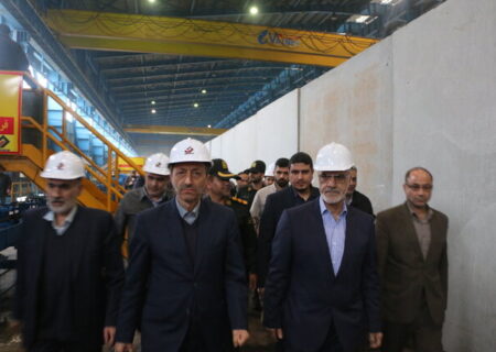 افتتاح خط تولید مفتول فولادی در خرمشهر