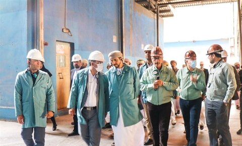 بازدید هیئت عمانی از شرکت فولاد هرمزگان