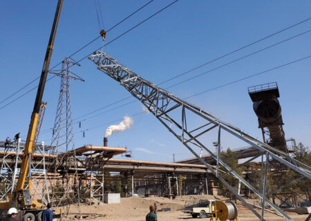 پیشرفت در پروژه احداث پست برق ذوب آهن اصفهان