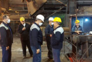 بازدید شبانه مدیرعامل شرکت ذوب آهن از خطوط تولید