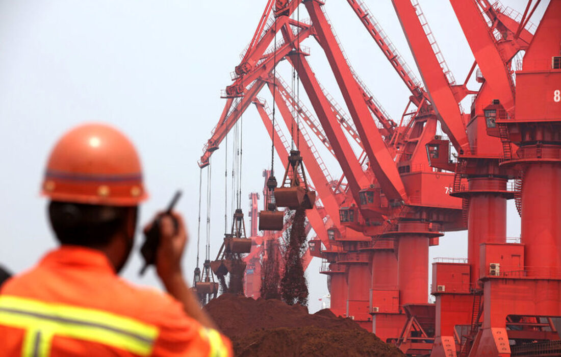 واردات سنگ‌آهن چین افزایش یافت