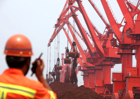 واردات سنگ‌آهن چین افزایش یافت
