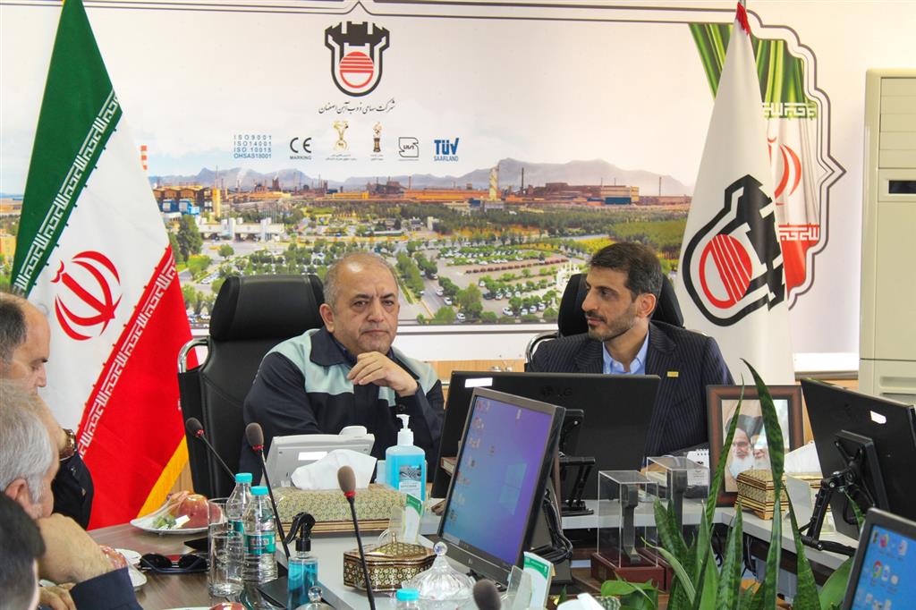 نشست تعاملی مدیران عامل ذوب‌آهن اصفهان و فولاد مبارکه