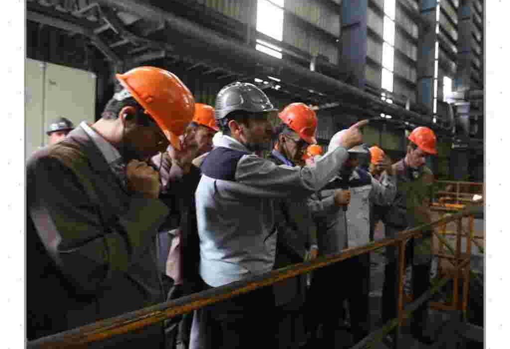 بازدید معاون و مدیران فولاد مبارکه از فولاد سنگان