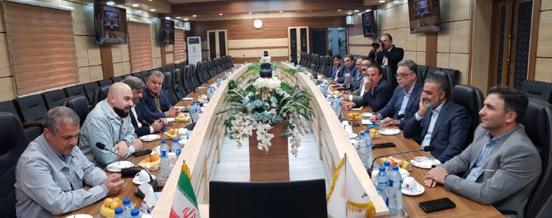 برگزاری نشست معاون بانک ملی ایران با معاون مالی و اقتصادی گروه فولاد خوزستان