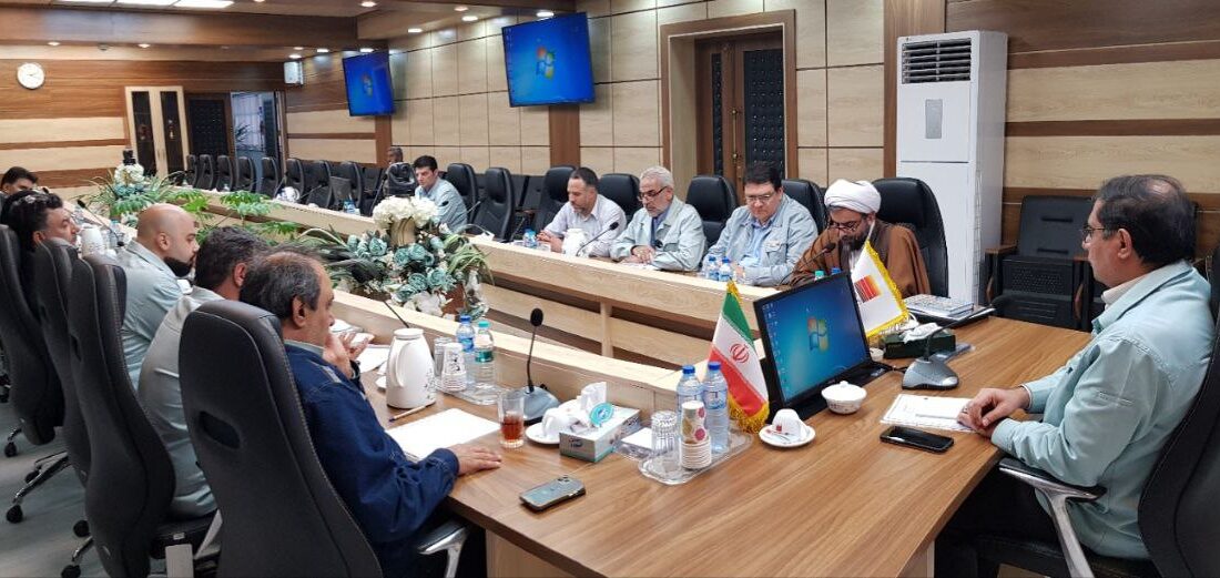 جلسه کمیته عالی HSE شرکت فولاد خوزستان برگزار شد