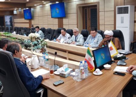 جلسه کمیته عالی HSE شرکت فولاد خوزستان برگزار شد