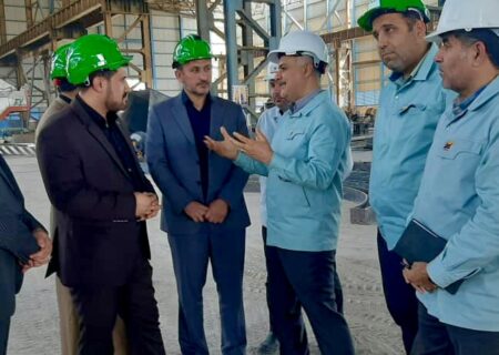 بازدید مسئولان قضایی شهرستان شادگان از شرکت صنعت فولاد شادگان