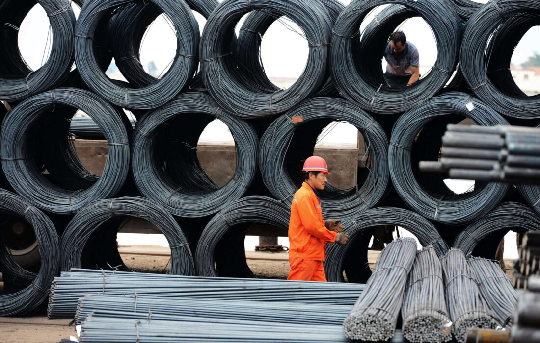 ثبت بالاترین میزان صادرات فولاد چین طی هفت سال اخیر