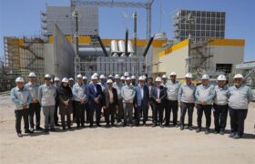گزارش تصویری بازدید رئیس هیئت عامل ایمیدرو از خطوط تولید شرکت فولاد مبارکه