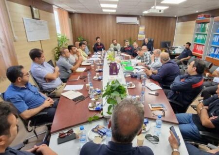 جلسه «K.O.M» پروژه احداث پست برق فولاد اکسین خوزستان برگزار شد
