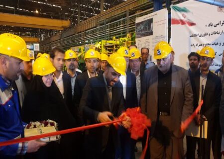 افتتاح خط تولید ورق قلع‌اندود در شرکت صنایع هفت الماس