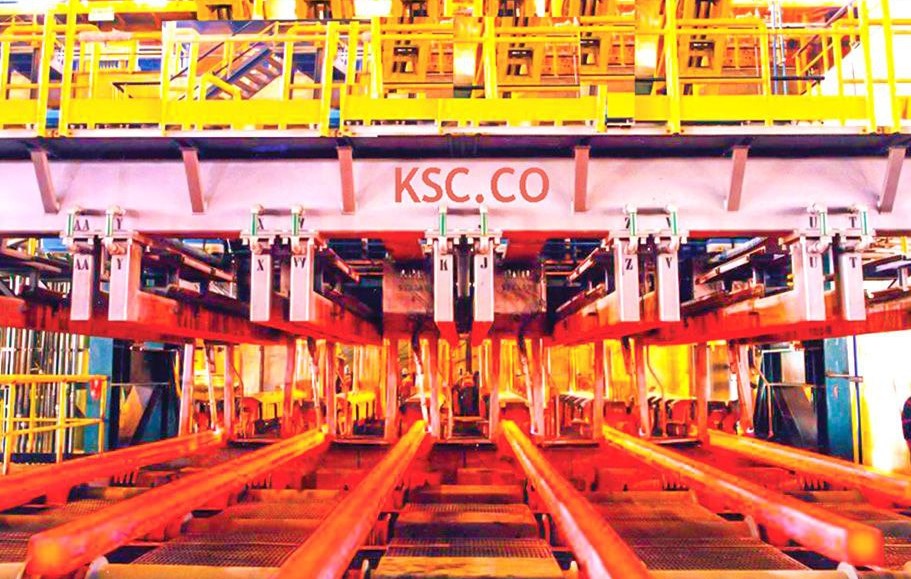 تولید نخستین شمش  ۱۸۰ × ۱۸۰ میلی‌متر در فولاد خراسان