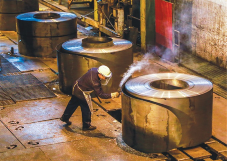 طراحی و تولید ورق فولادی مقاوم به دمای بالا در فولاد مباركه