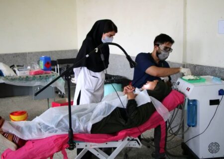 ارائه خدمات درمانی و فرهنگی در اردوی جهادی «فملی»