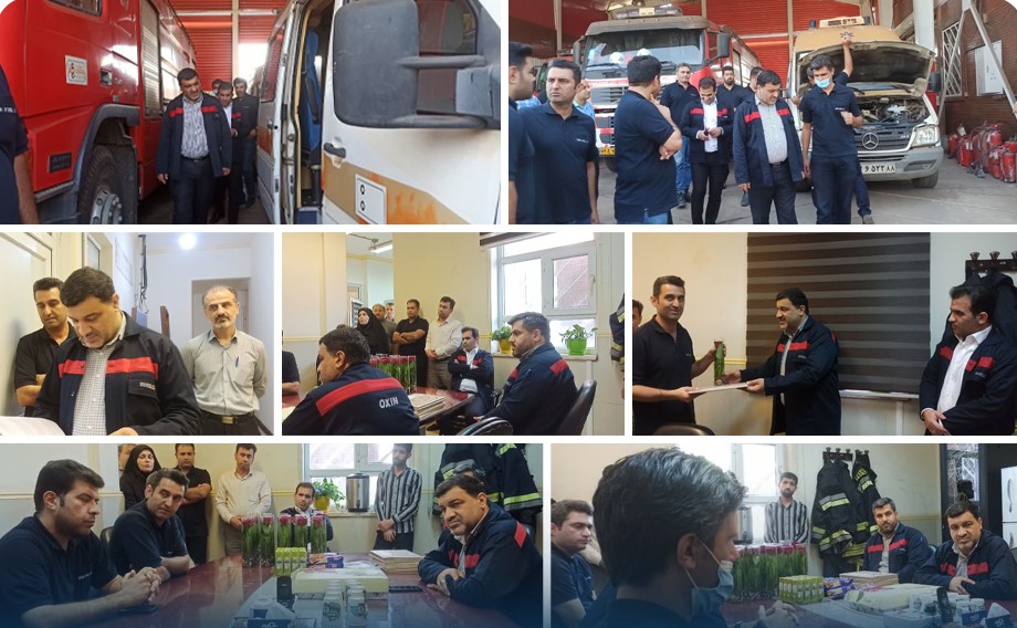 مدیرعامل شرکت فولاد اکسین خوزستان از واحد HSE بازدید کرد