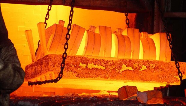 بیش از ۱.۵ میلیارد تن فولاد خام در جهان تولید شد