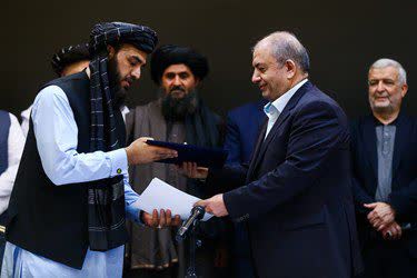 سند همکاری میان شرکت ذوب آهن اصفهان و طرف افغانستانی منعقد شد