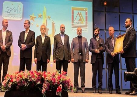 درخشش شرکت توسعه معادن فولاد خوزستان در جایزه ملی تعالی سازمانی