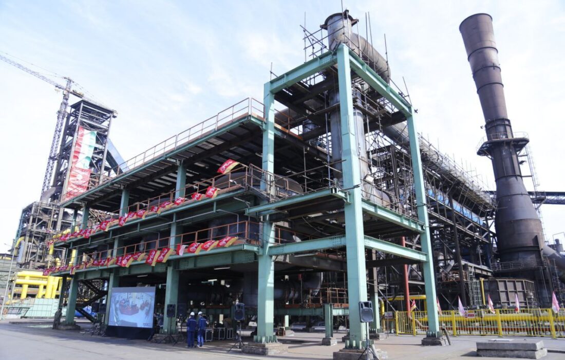 بزرگ‌ترین کارخانه آهن اسفنجی کشور در فولاد خوزستان افتتاح شد