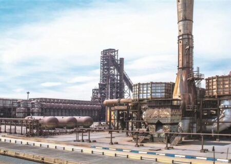 ثبت بالاترین ركورد روزانه تولید آهن اسفنجی در مگامدول‌های احیا مستقیم فولاد مباركه