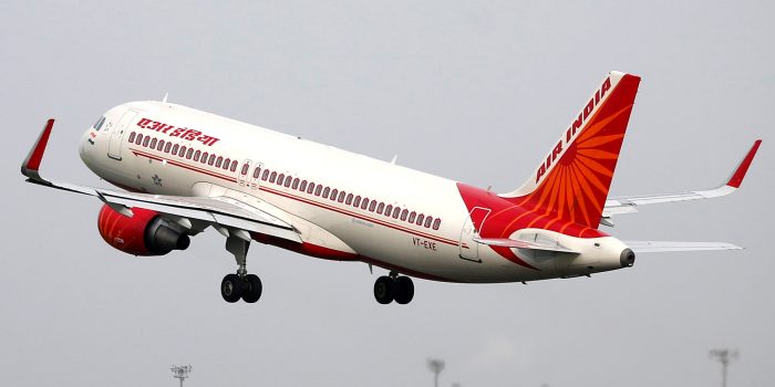 An Air India Airbus A320-200 aircraft takes off from the Sardar Vallabhbhai Patel International Airport in Ahmedabad, India, July 7, 2017. REUTERS/Amit Dave/Files