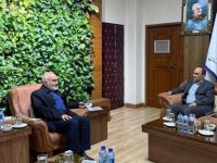 دیدار مدیرعامل شرکت فولاد اکسین با استاندار خوزستان